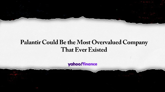 Palantir overvaluation news